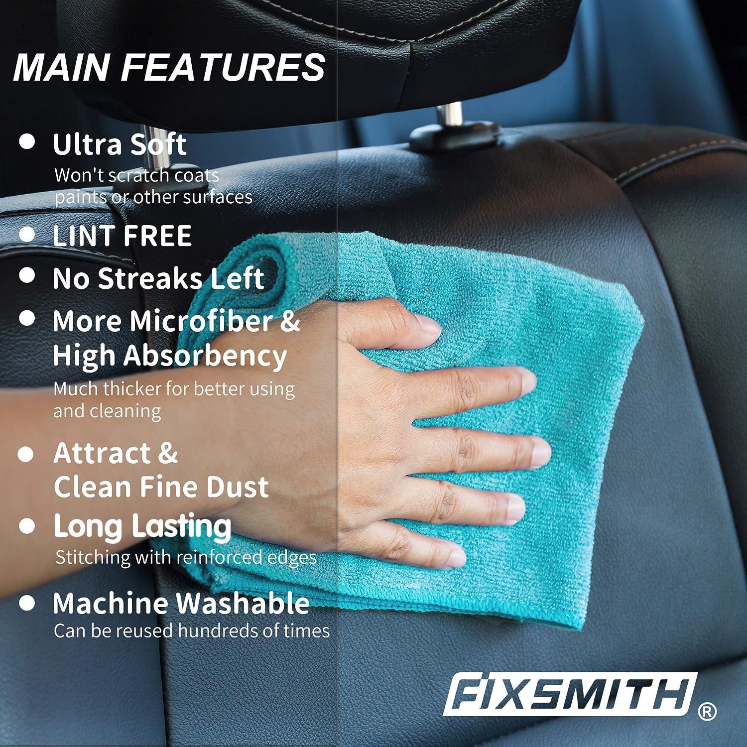 FIXSMITH Microfiber Cleaning Cloth