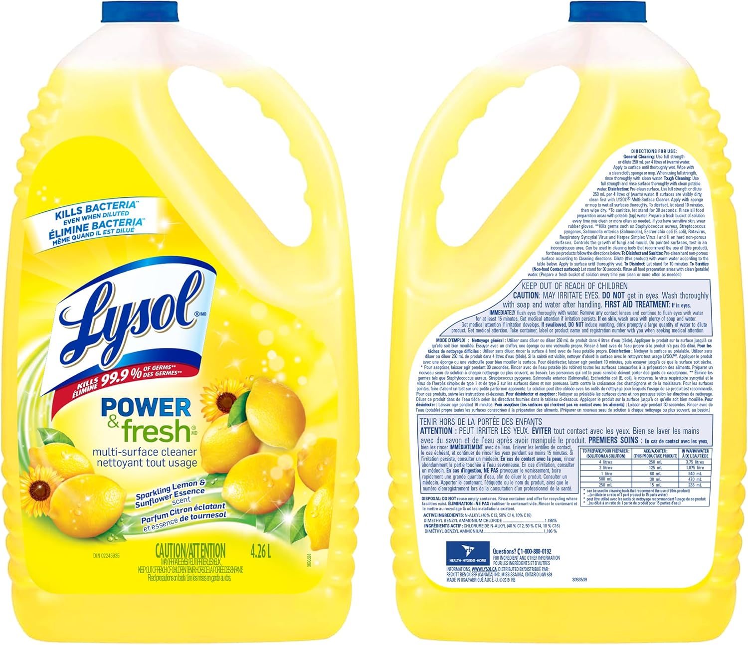 Lysol All Purpose Cleaner, Power &amp; Fresh Multi-Surface Cleaner